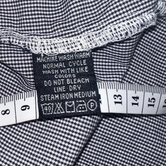 SOLD Ralph Lauren Polo Jeans Co. Short Sleeve Button Down Gingham Checked Top, S - Picture 13 of 15